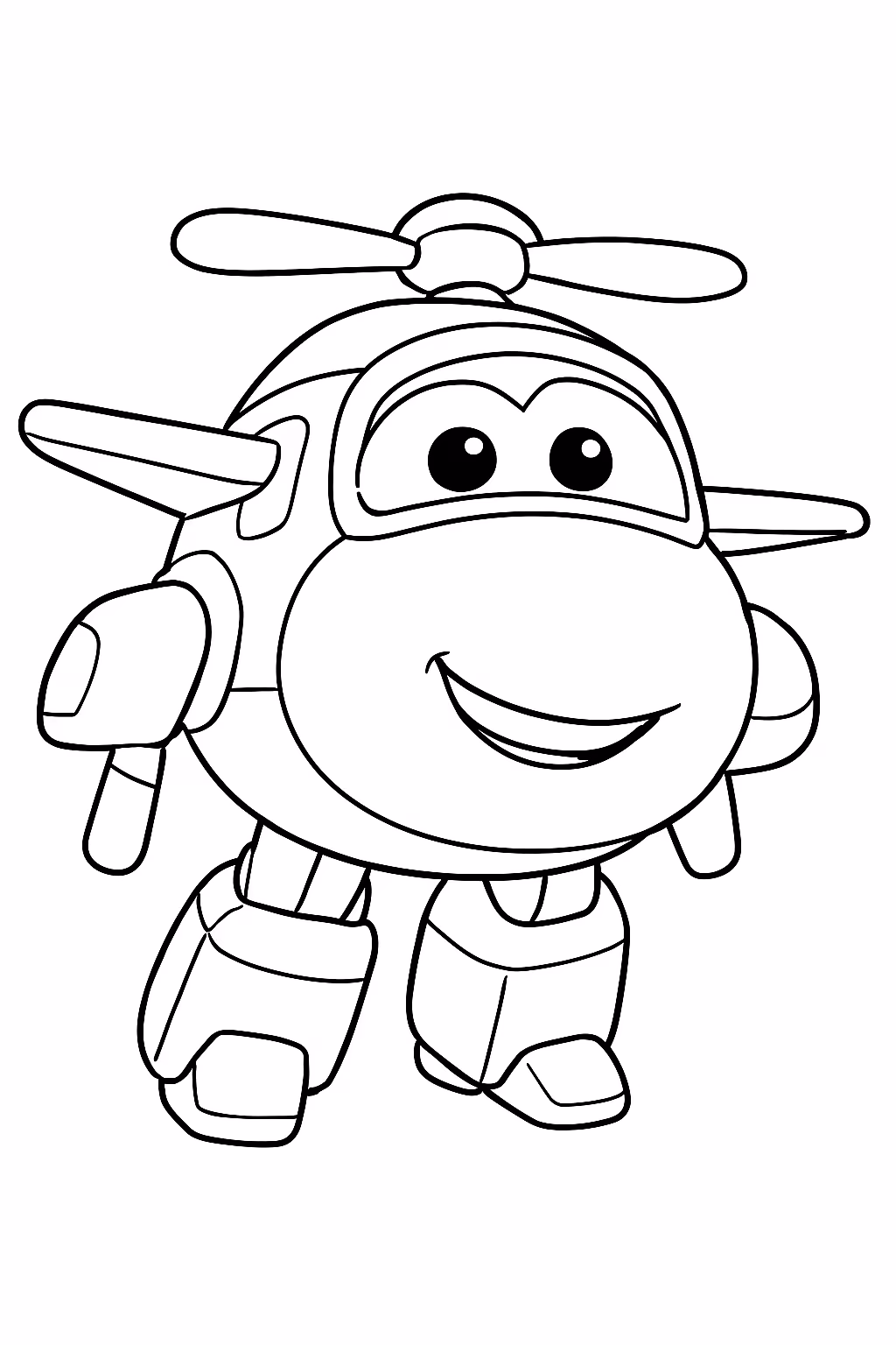 Superwings para colorir — desenho para imprimir