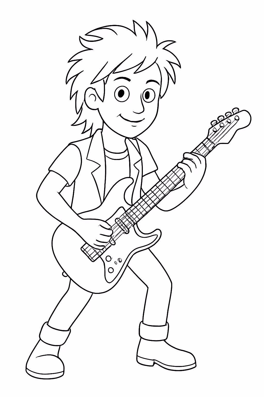 Synyster gates para colorir — desenho para imprimir