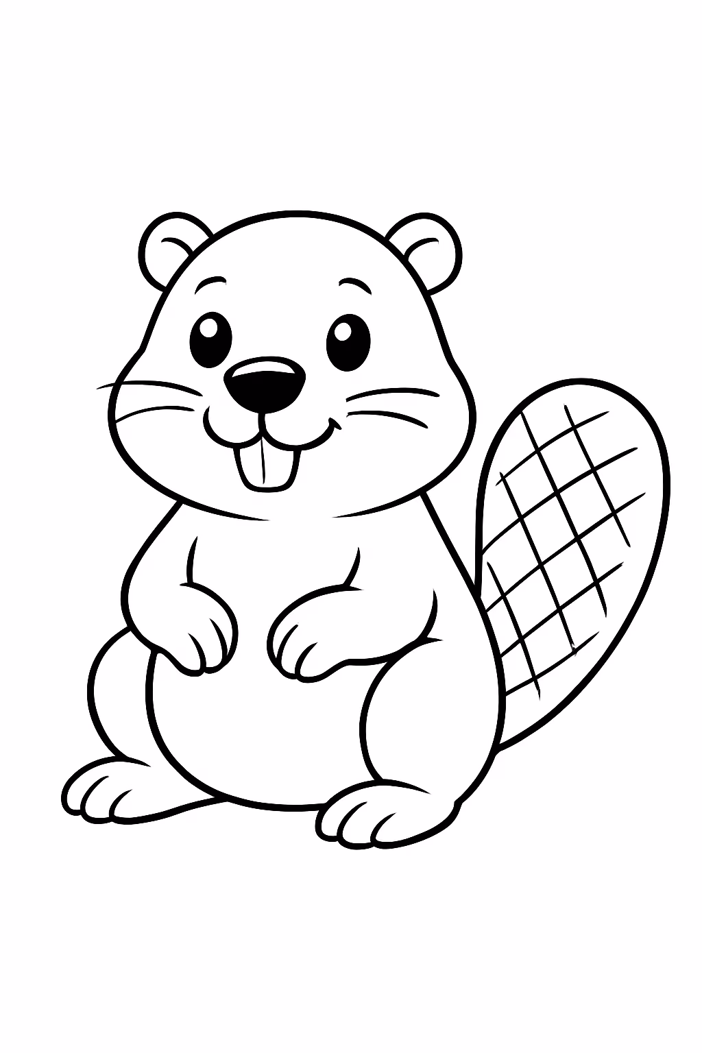 Tever para colorir — desenho para imprimir
