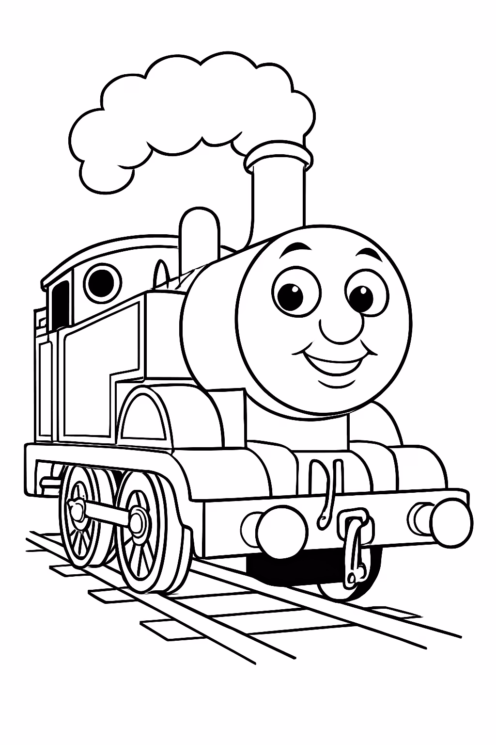 Thomas e seus amigos para colorir — desenho para imprimir