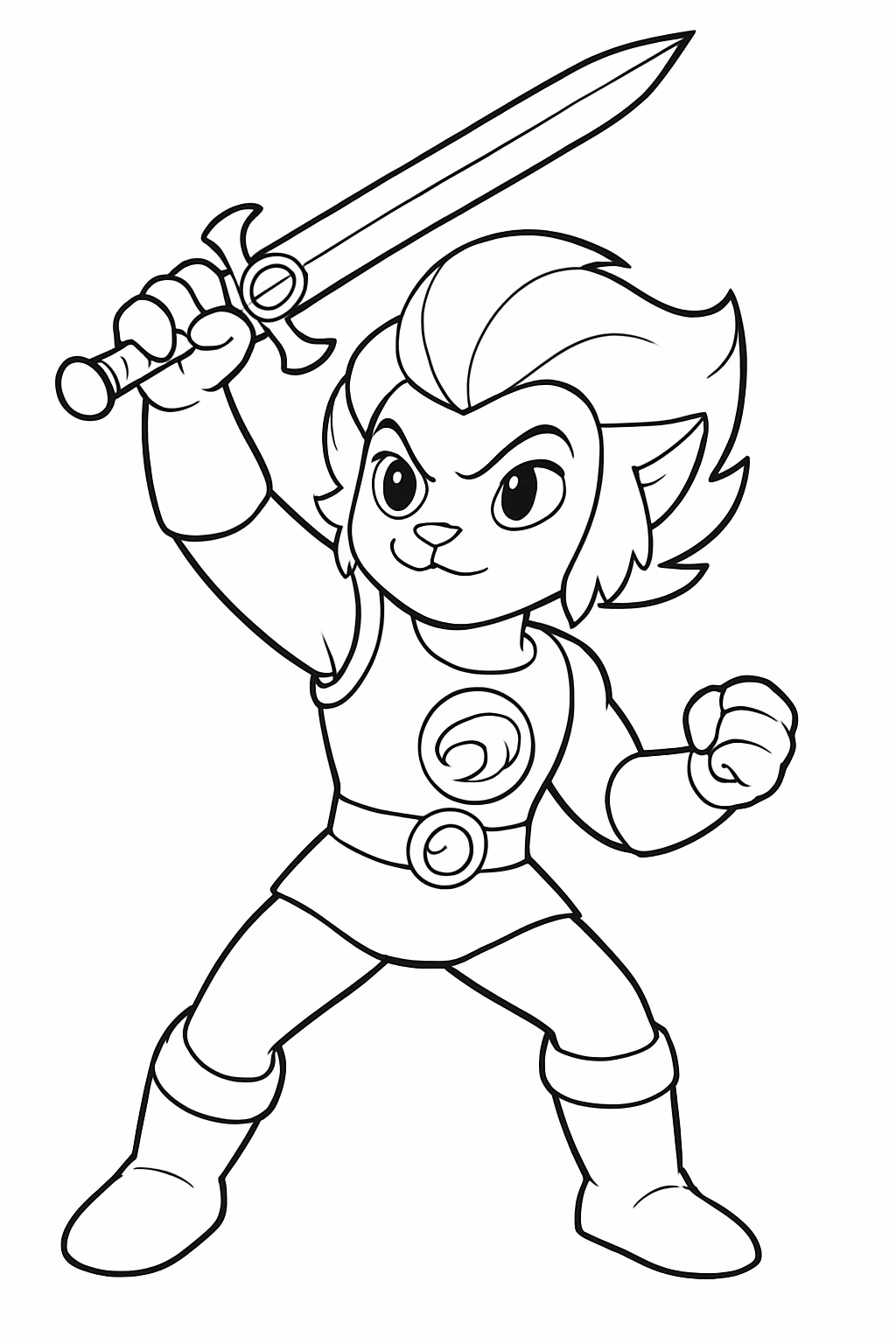 Thundercats para colorir — desenho para imprimir