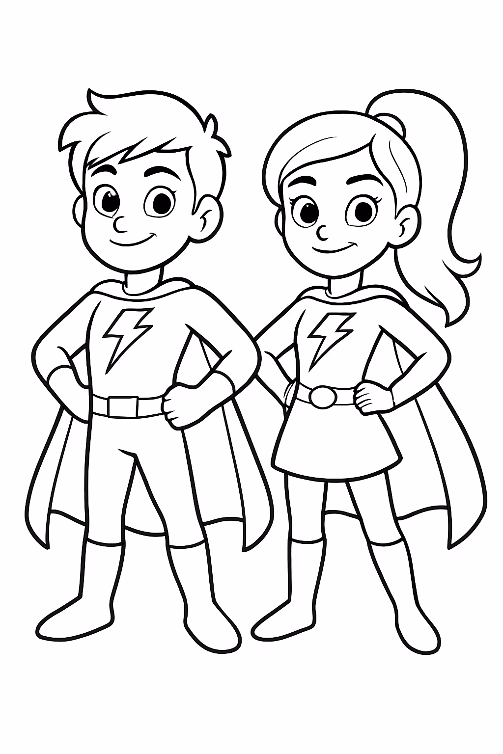 Thundermans para colorir — desenho para imprimir