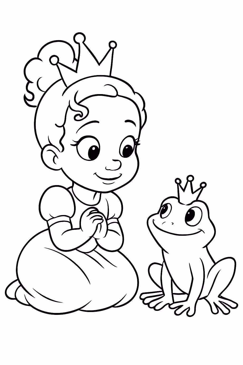 Desenhos de A Princesa e o Sapo
