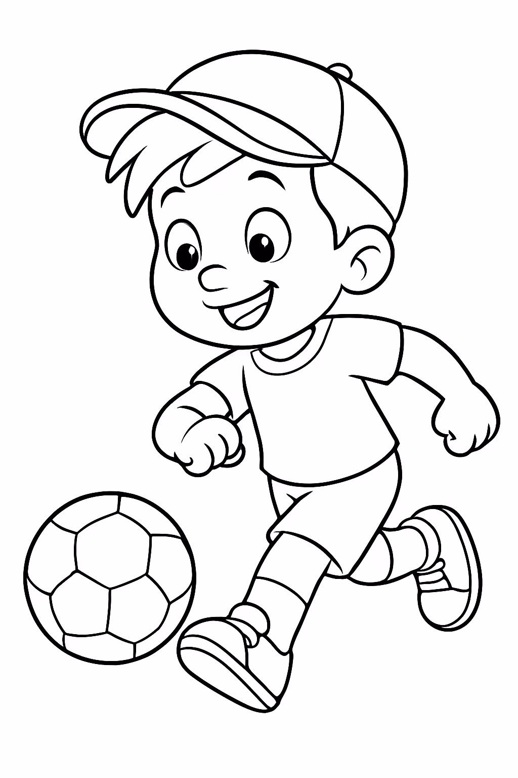 Toy story jogando futebol para colorir — desenho para imprimir