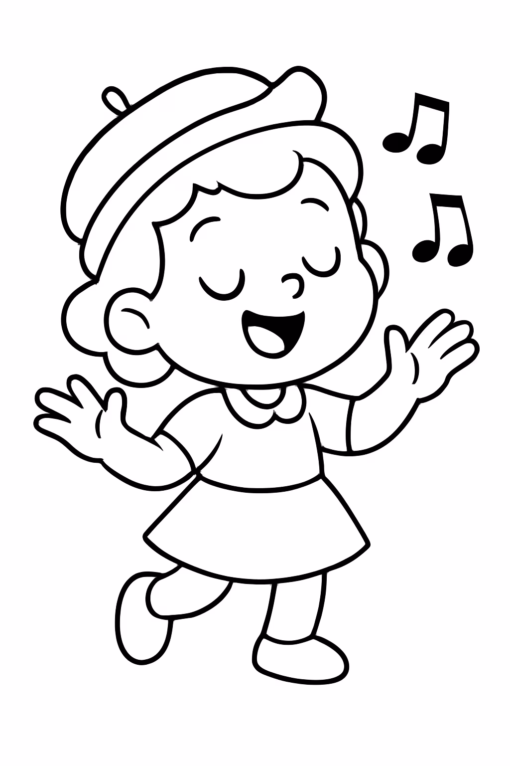 Tralalelotralala para colorir — desenho para imprimir