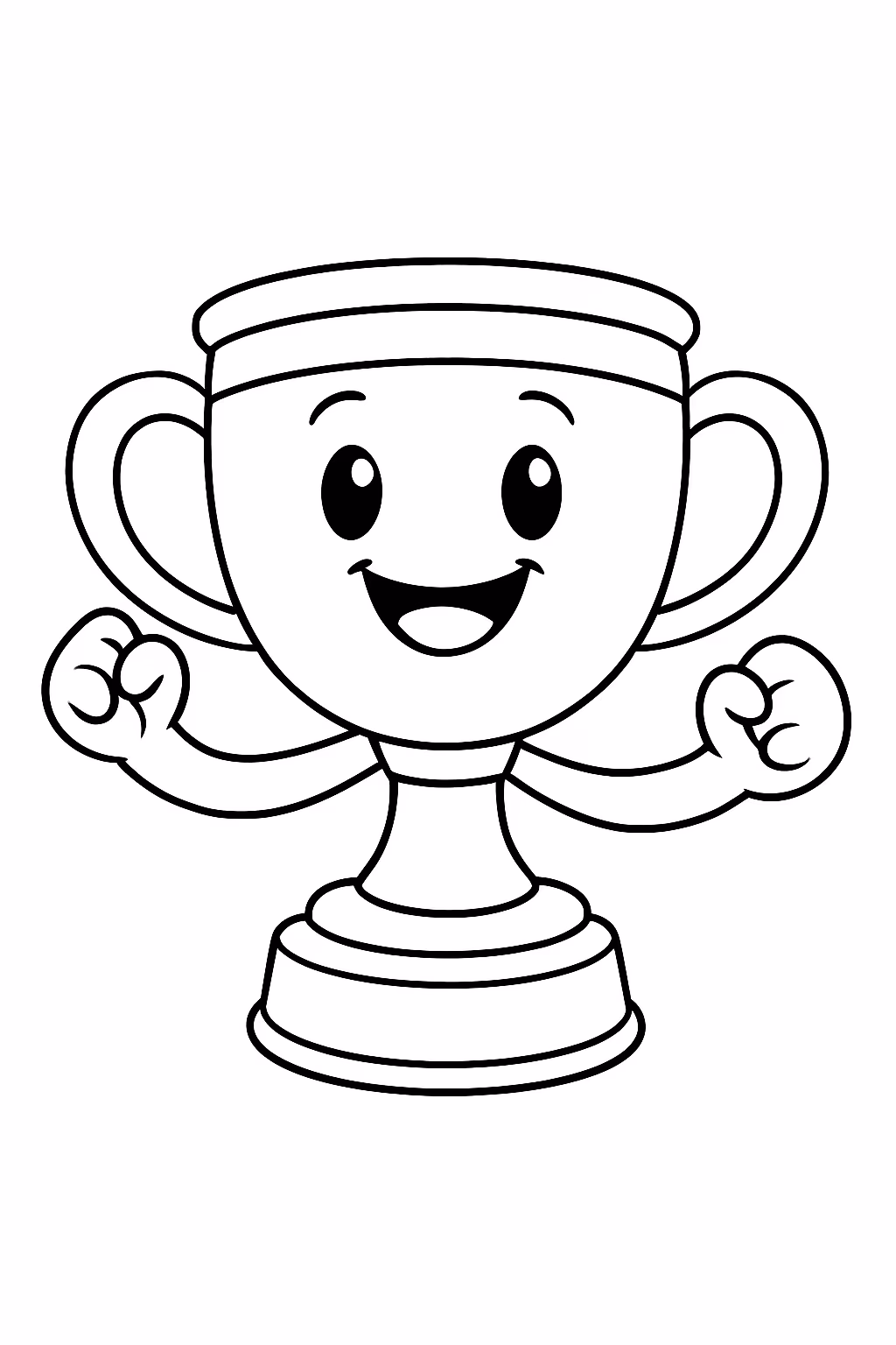 Trofel da copa do mundo para colorir — desenho para imprimir