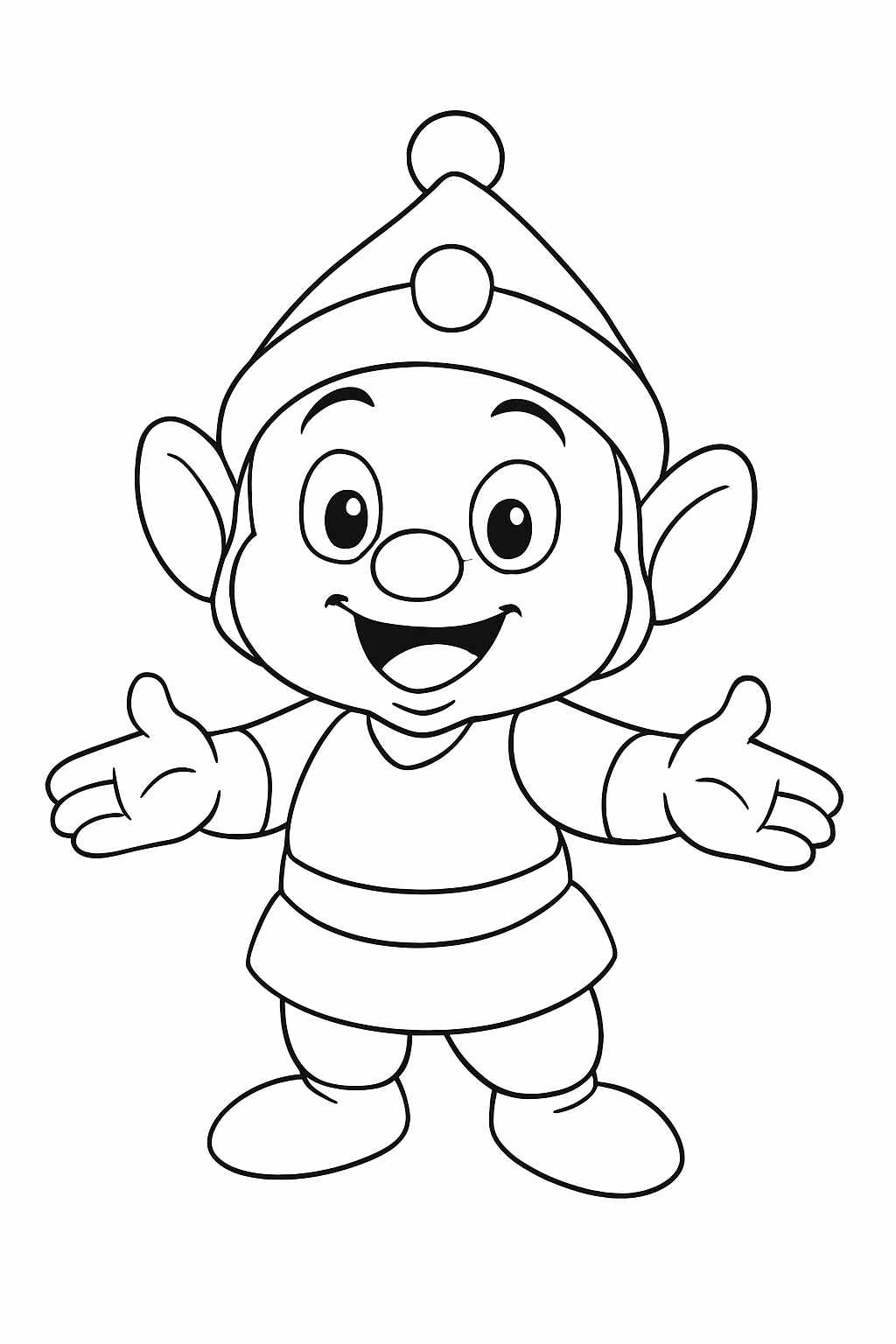 Tung tung sarrur para colorir — desenho para imprimir