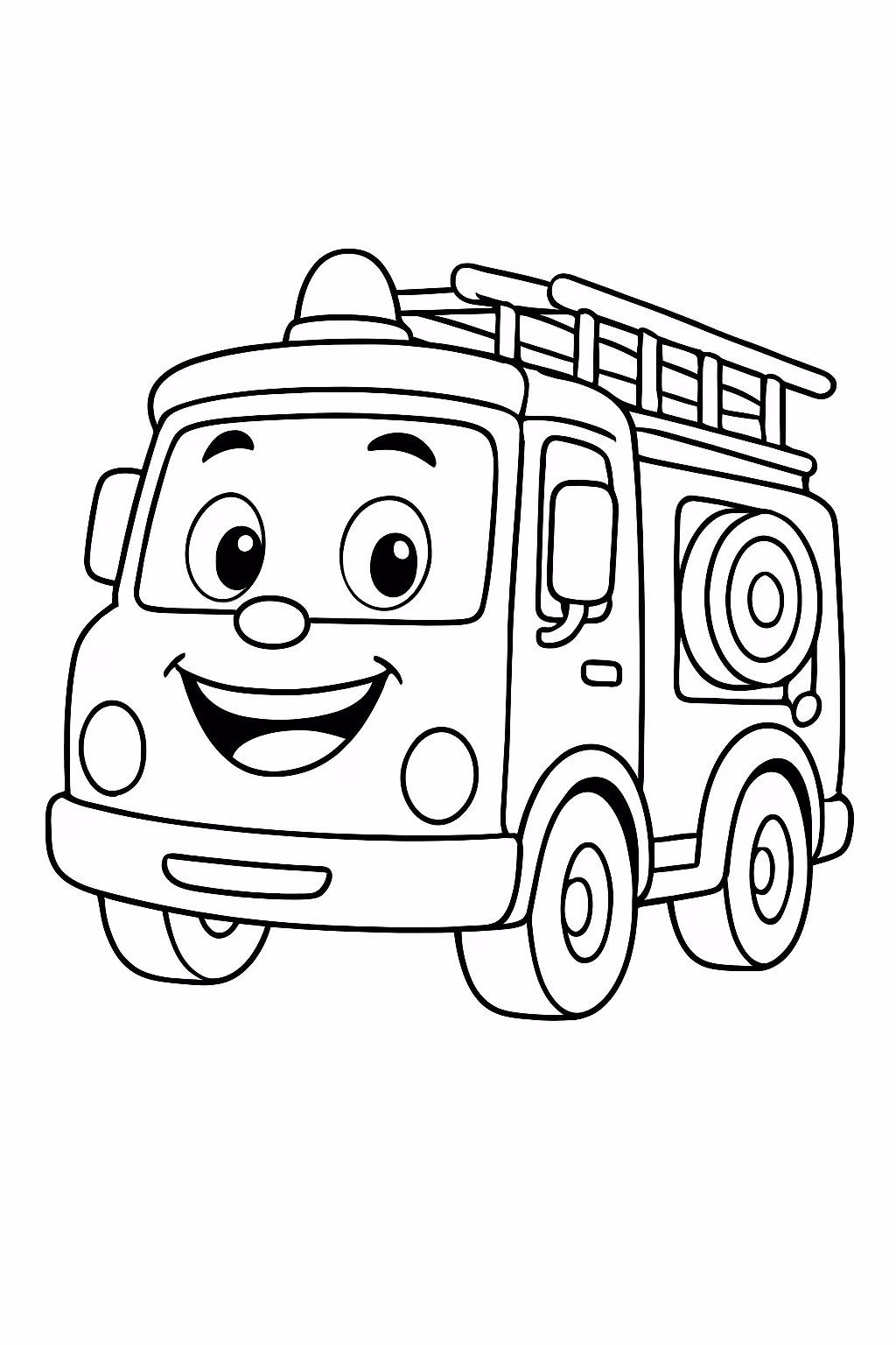Desenhos de Caminhões de bombeiro