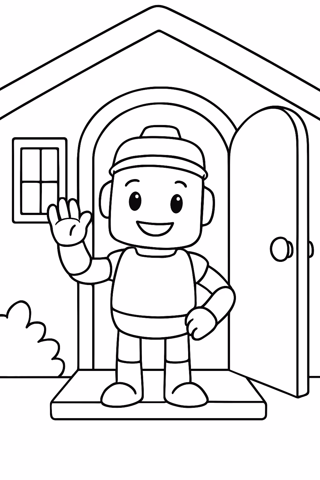 Um et na casa dele do mercado livre para colorir — desenho para imprimir