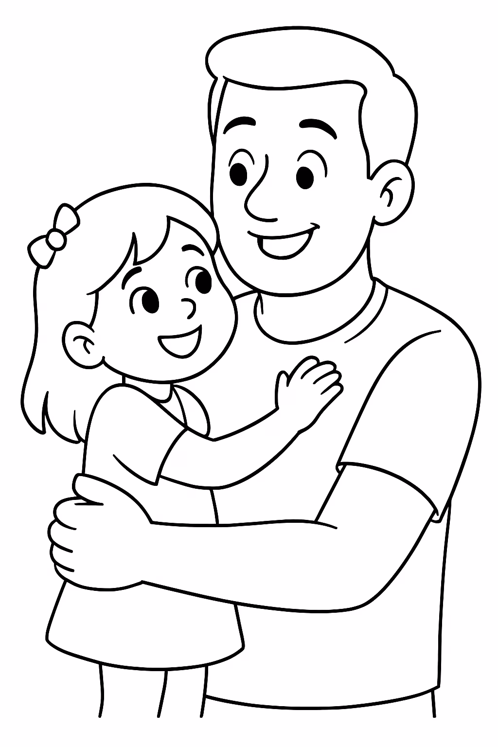 Desenhos de Pais e Filhas