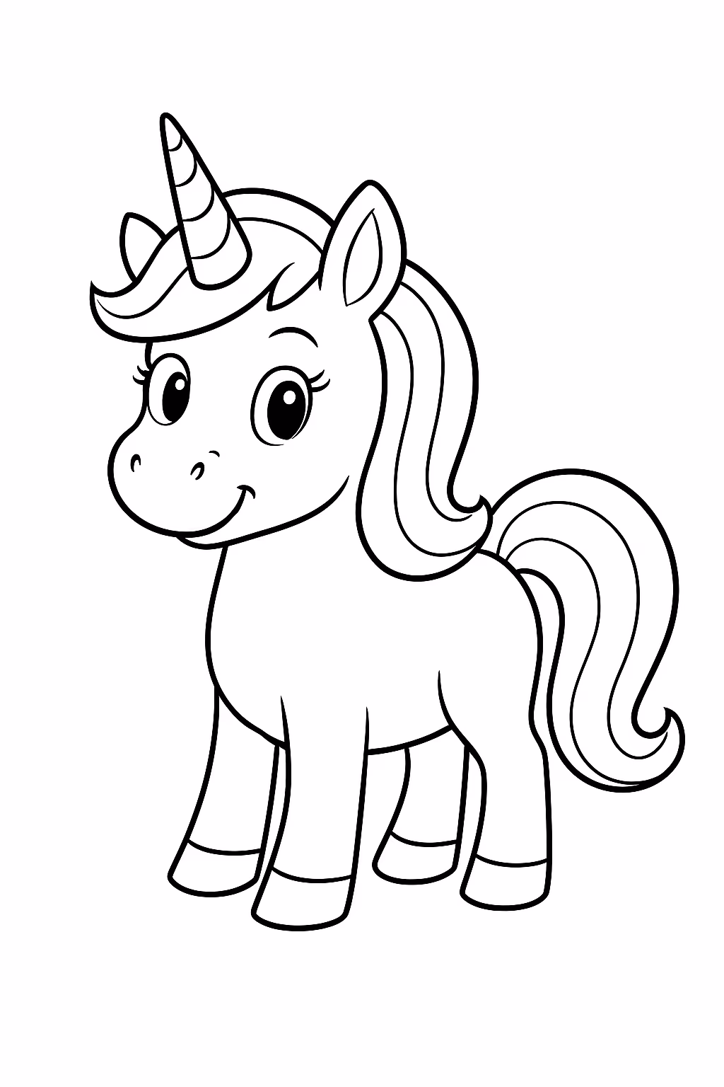 Unicornio do thelma para colorir — desenho para imprimir