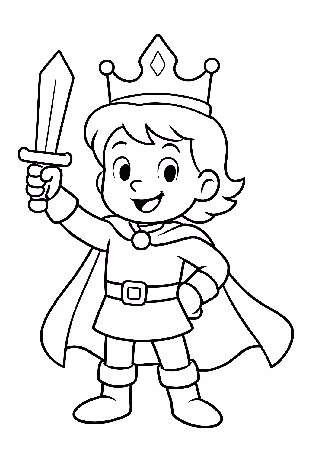 Valente para colorir — desenho para imprimir