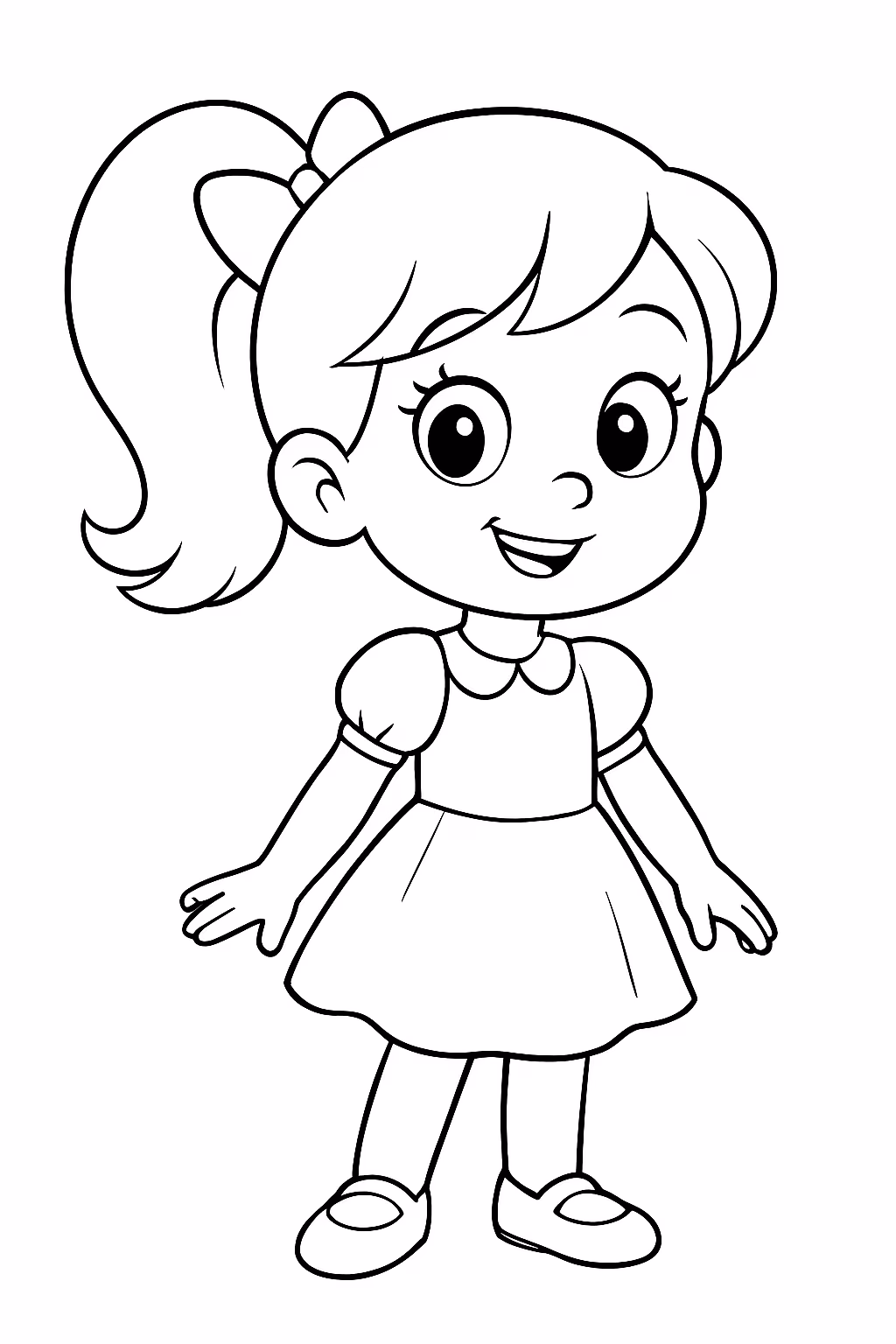 Vivian para colorir — desenho para imprimir