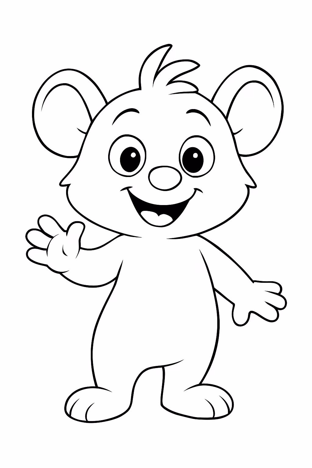 Word para colorir — desenho para imprimir