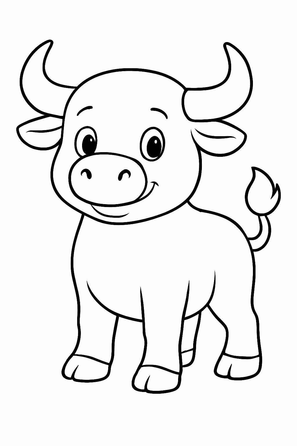 Zezenho para colorir — desenho para imprimir