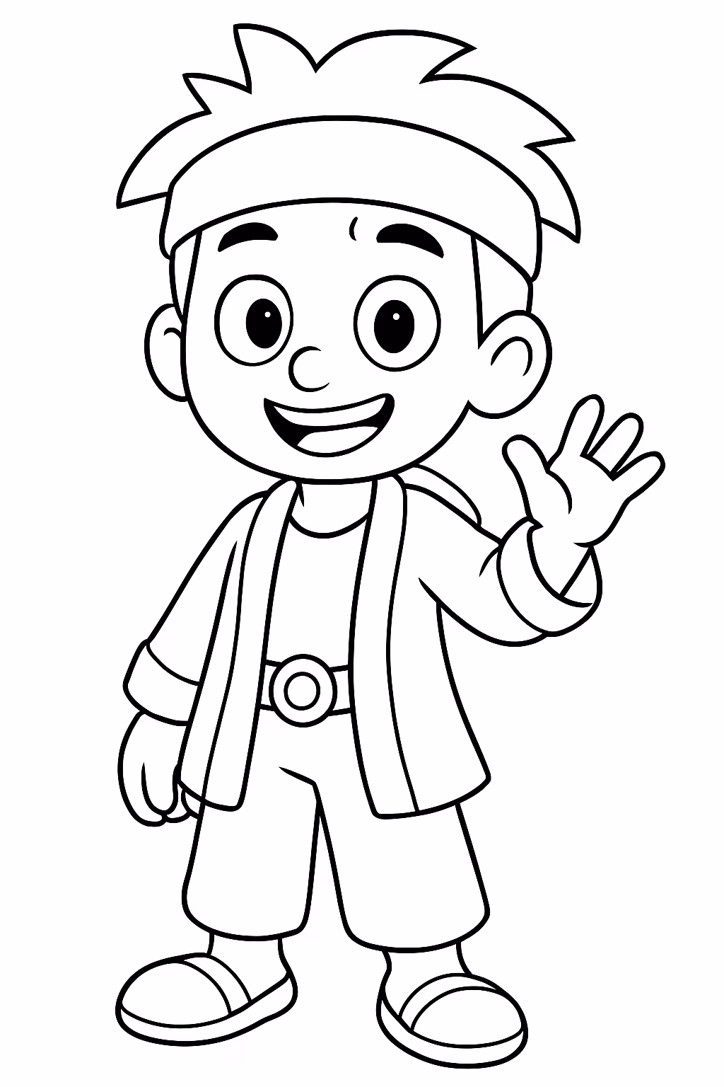 Ziro one piece para colorir — desenho para imprimir
