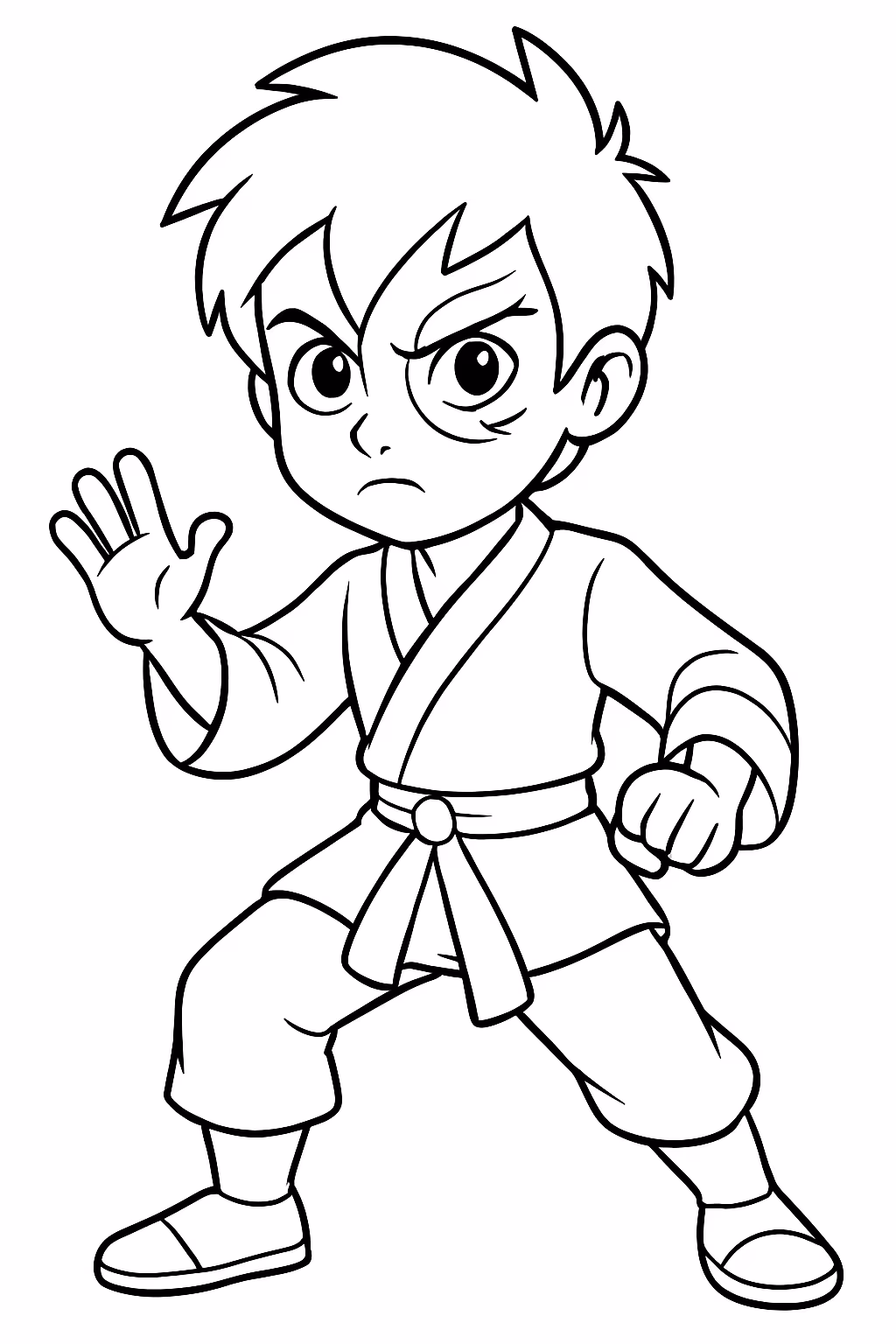 Zuko para colorir — desenho para imprimir