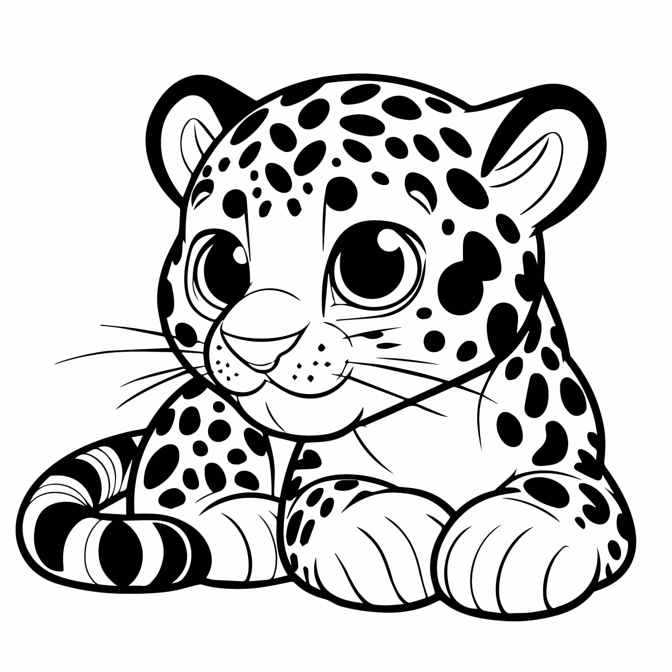 Onca para colorir — desenho para imprimir