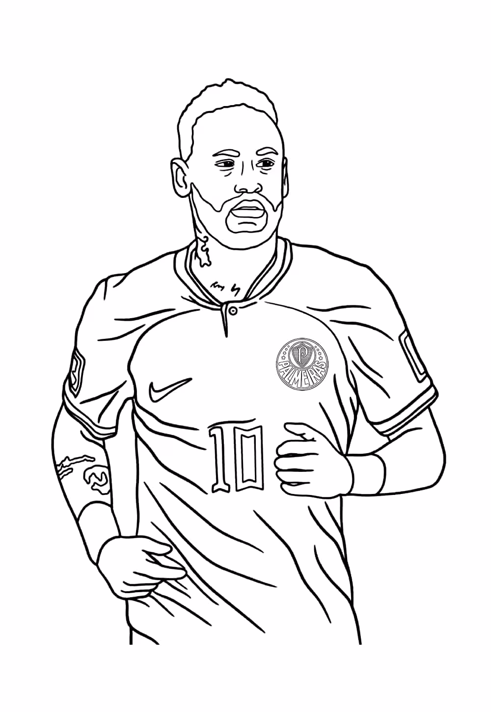 Palmeiras para colorir — desenho para imprimir
