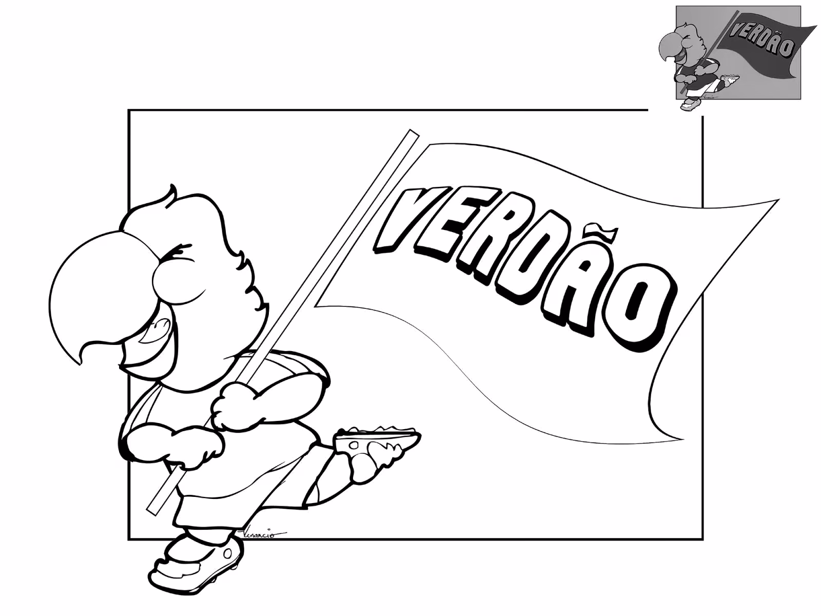 Palmeiras para colorir — desenho para imprimir