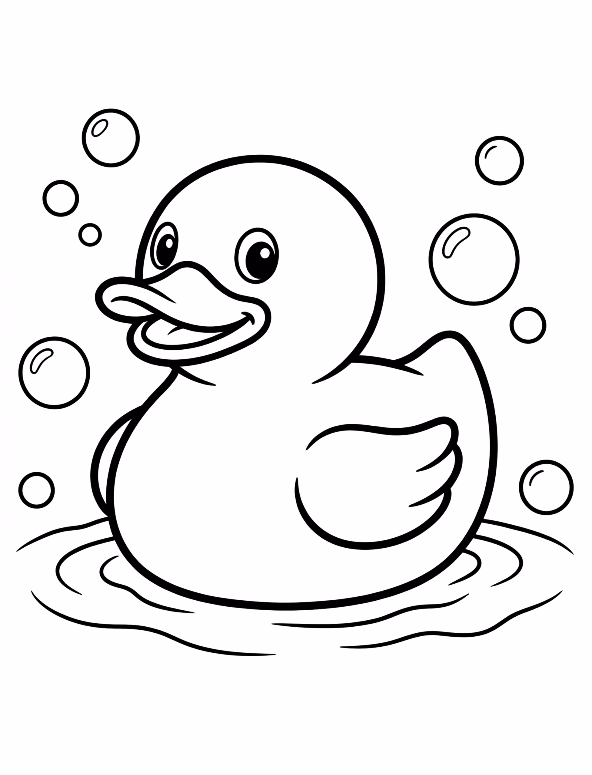 Patinhos para colorir — desenho para imprimir
