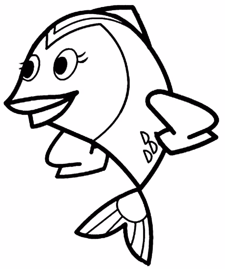 Peixonauta para colorir — desenho para imprimir