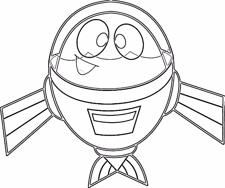 Peixonauta para colorir — desenho para imprimir