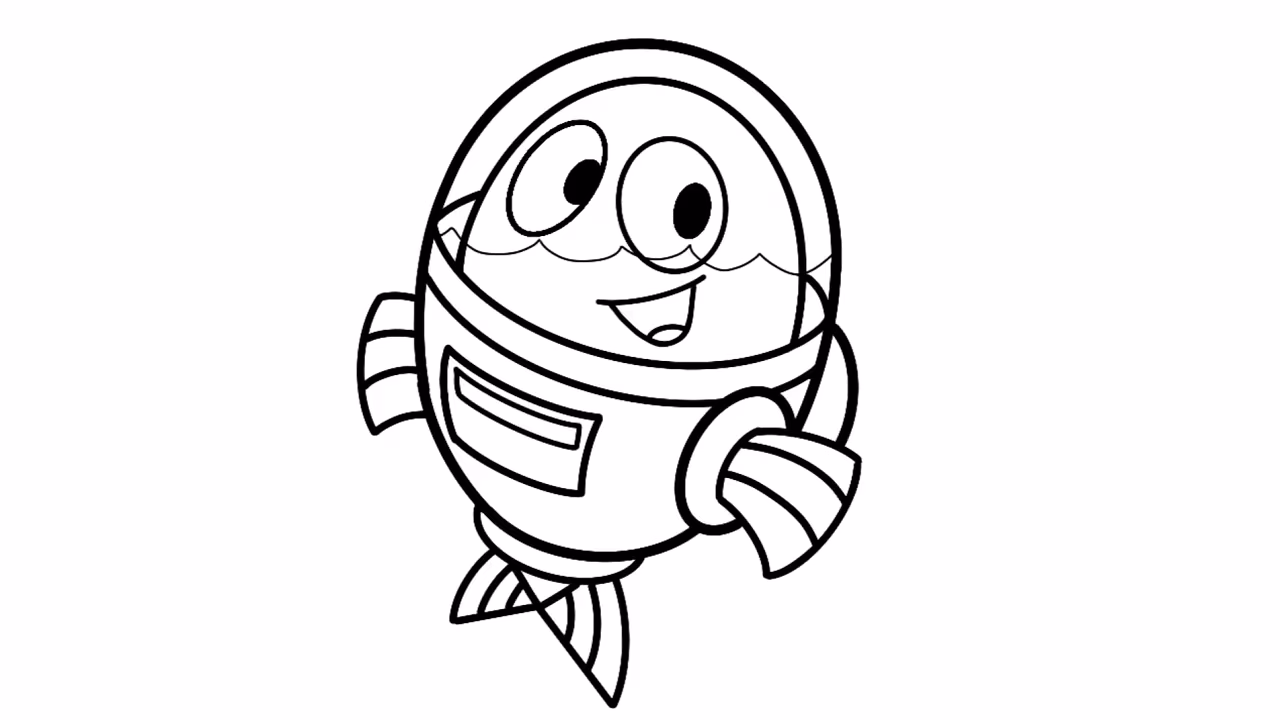 Peixonauta para colorir — desenho para imprimir