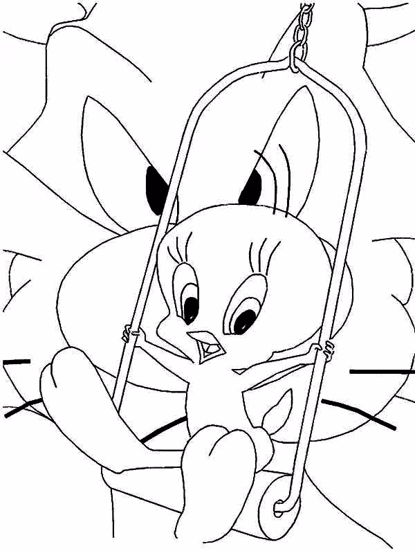 Piu piu para colorir — desenho para imprimir