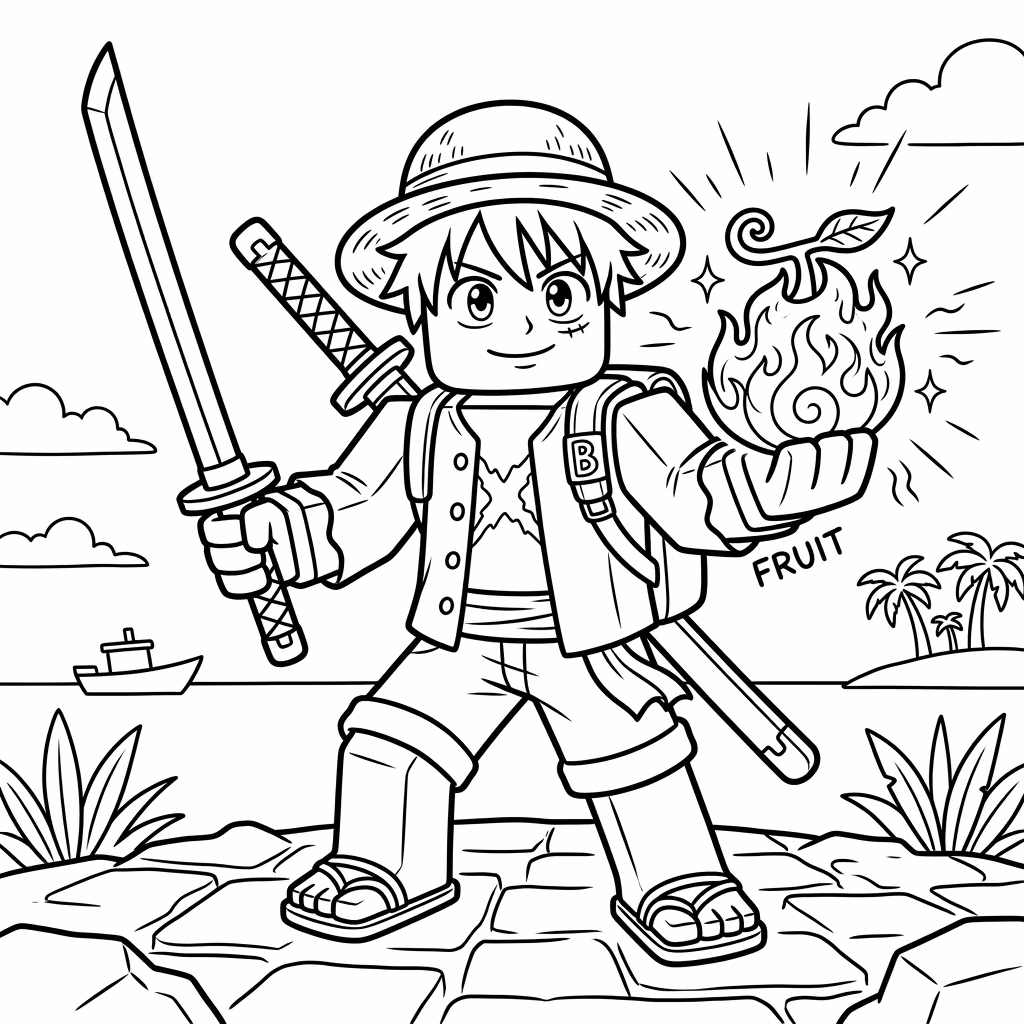 Do roblox para colorir — desenho para imprimir
